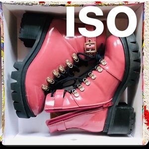ISO Jeffrey Campbell combat boots in size 8.5.